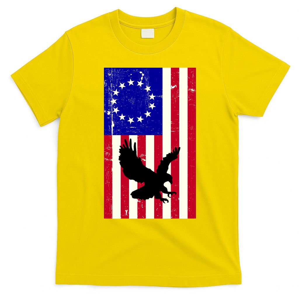 Betsy Ross 4th Of July American Flag T-Shirt