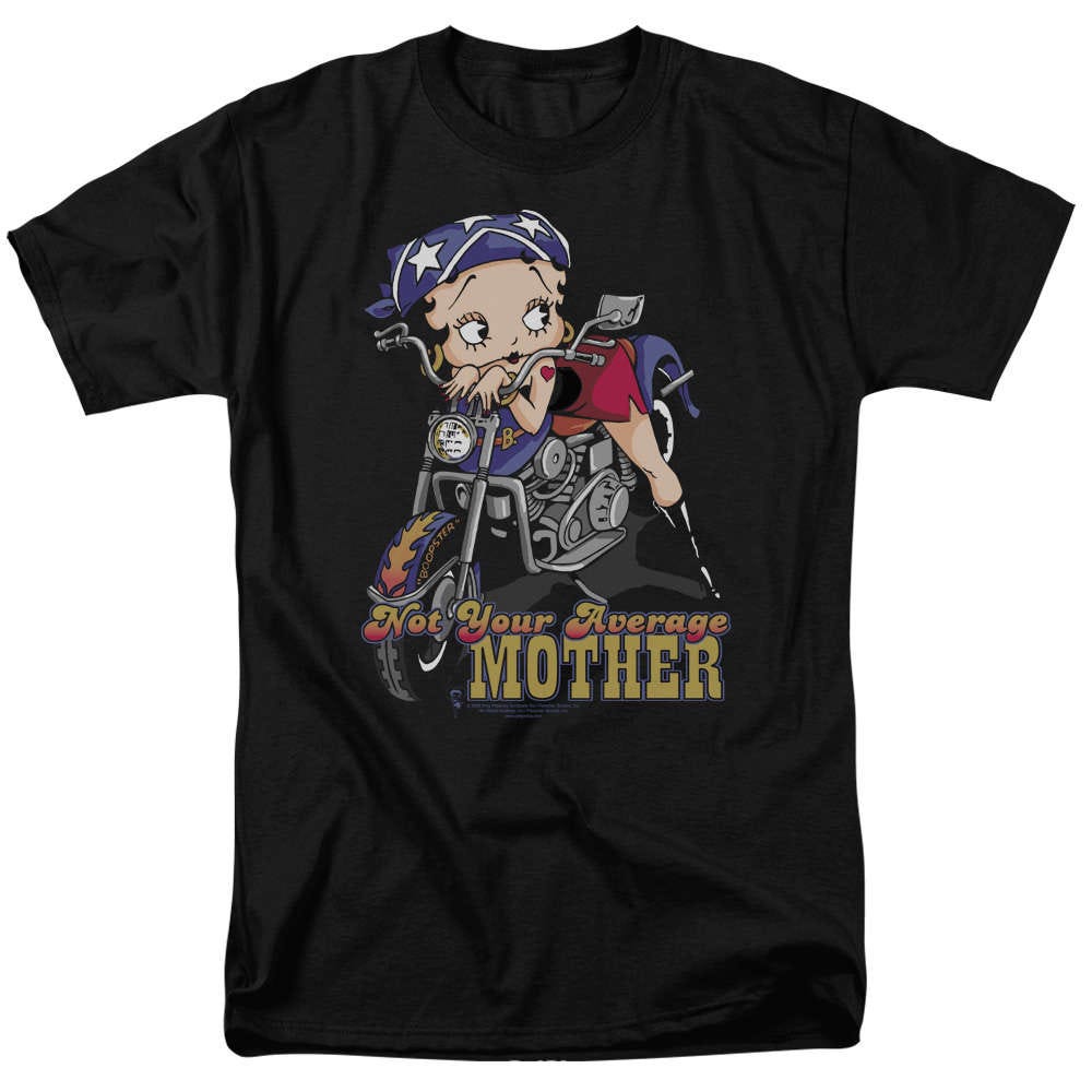 Betty Boop Not Your Average Mother Biker Girl T-Shirt