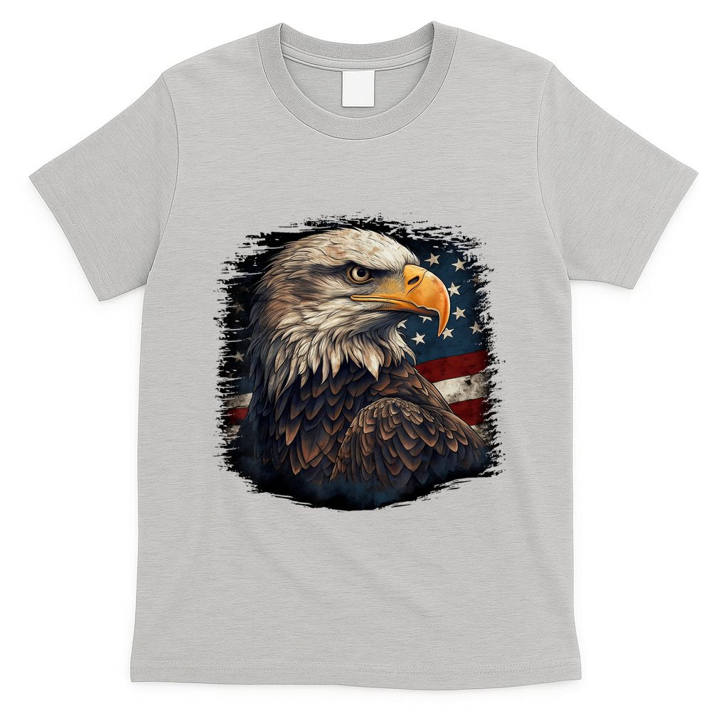 Bald Eagle Us American Flag 4th Of July Proud Patriotic T-Shirt