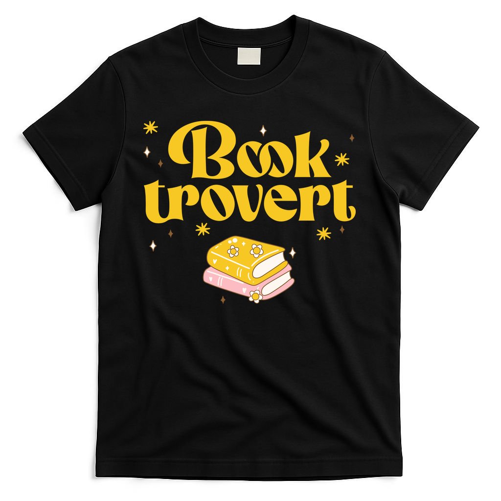 Booktrovert Funny Book Lover Reading T-Shirt