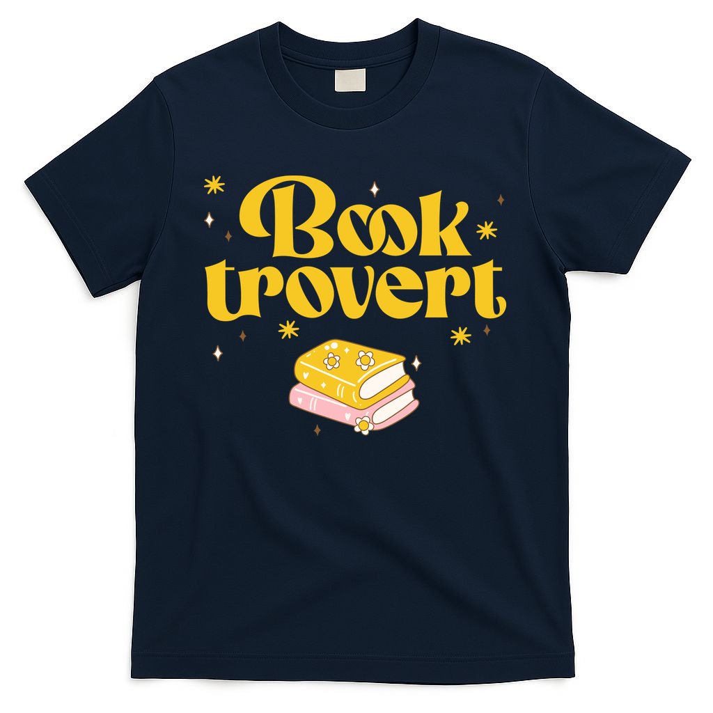 Booktrovert Funny Book Lover Reading T-Shirt