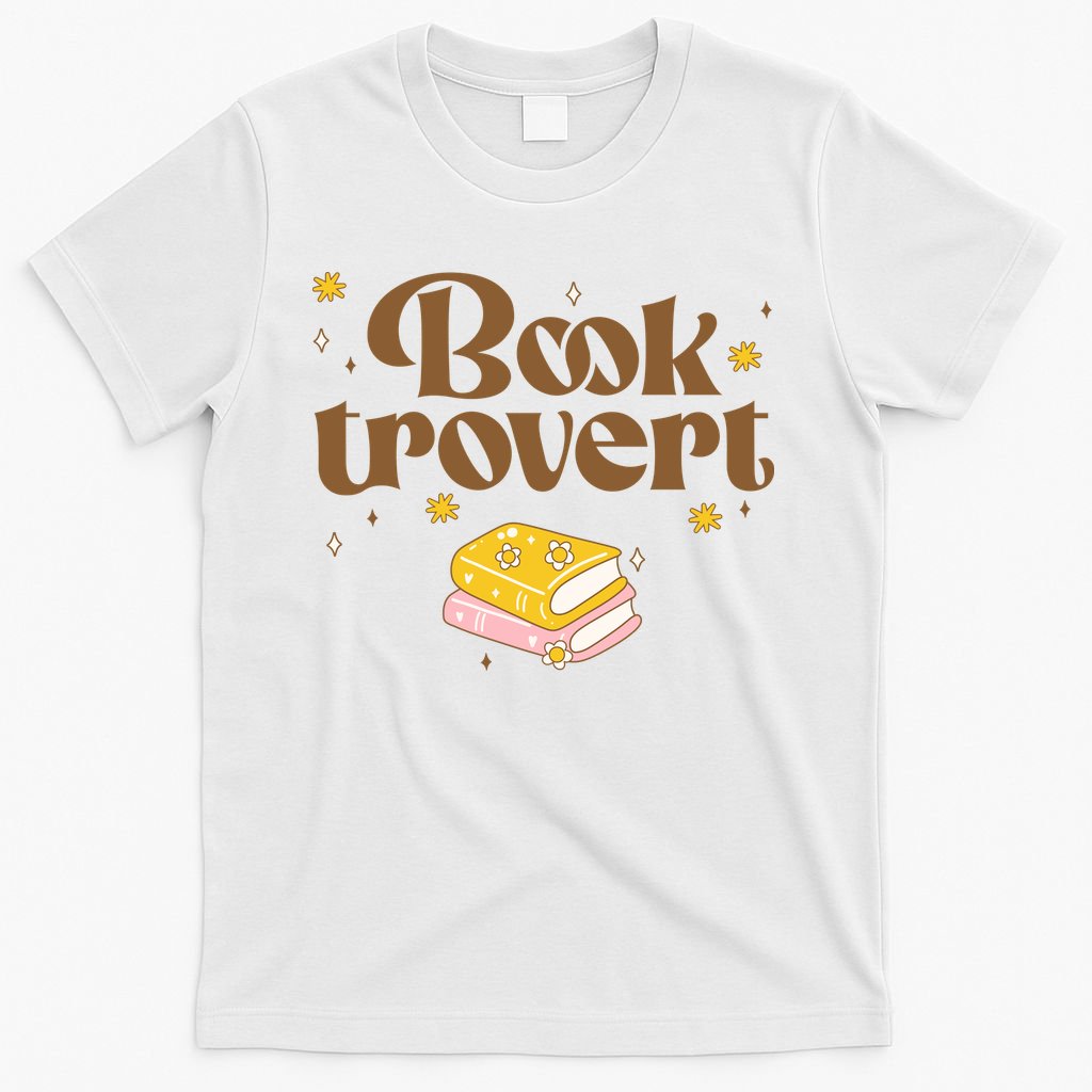 Booktrovert Funny Book Lover Reading T-Shirt
