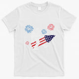 Bigfoot Fireworks Funny 4th Of July Sasquatch Patriotic T-Shirt