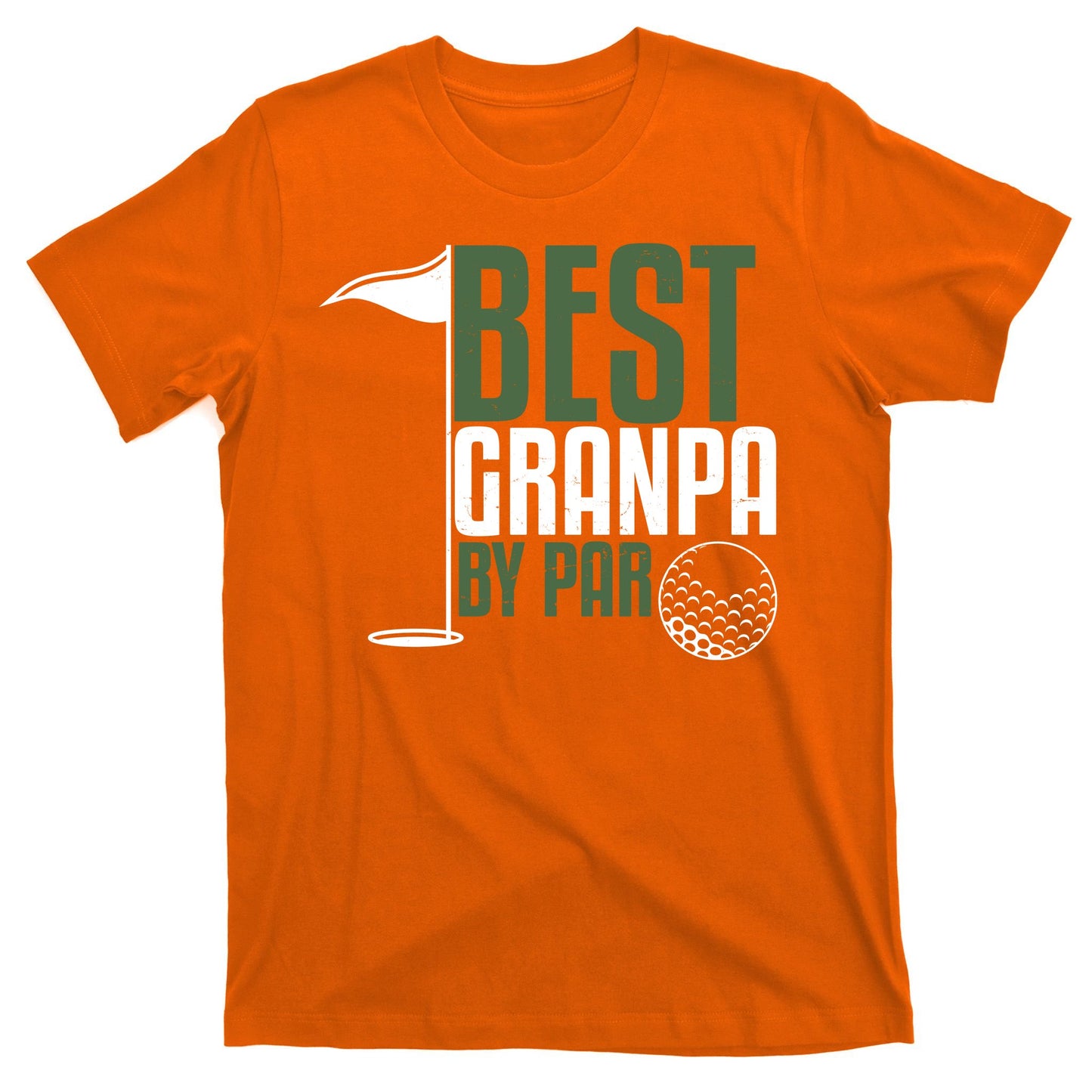 Best Grandpa By Par Fathers Day Golf T-Shirt