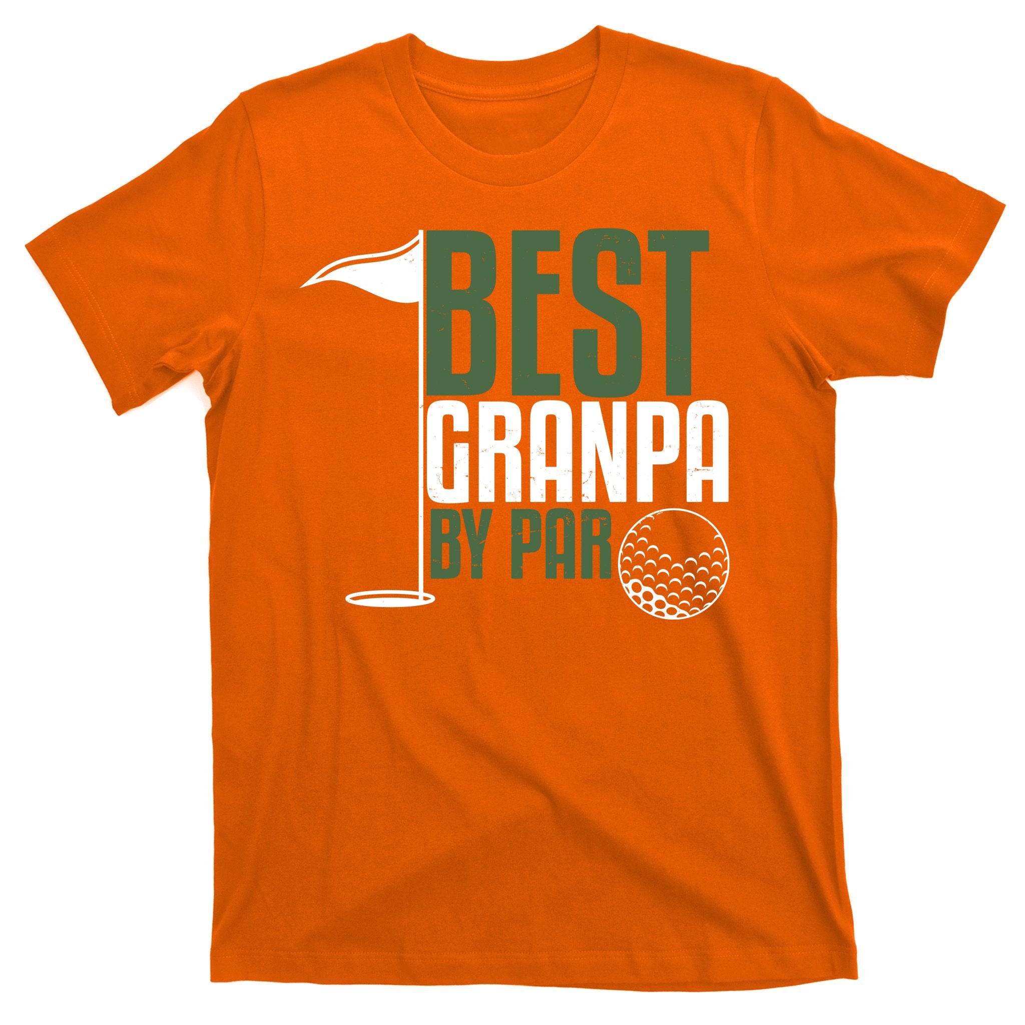 Best Grandpa By Par Fathers Day Golf T-Shirt