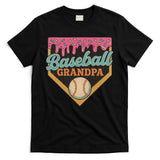 Baseball Grandpa Ice Cream Drip T-Shirt