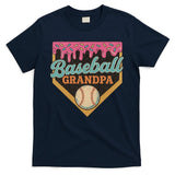 Baseball Grandpa Ice Cream Drip T-Shirt
