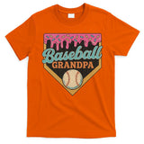 Baseball Grandpa Ice Cream Drip T-Shirt