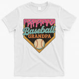 Baseball Grandpa Ice Cream Drip T-Shirt