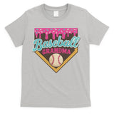 Baseball Grandma Ice Cream Drip T-Shirt