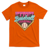 Baseball Grandma Ice Cream Drip T-Shirt