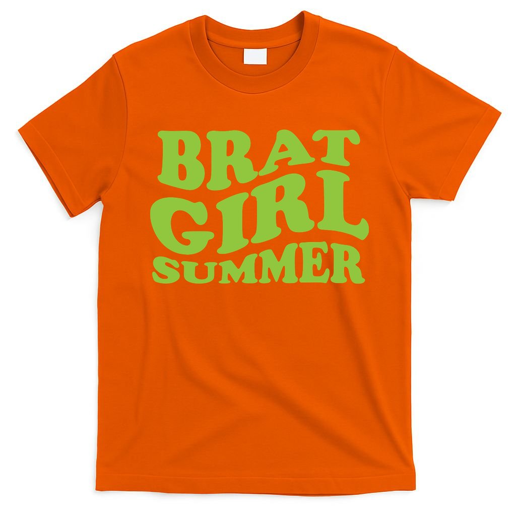 Brat Girl Summer Cute Retro Summer T-Shirt