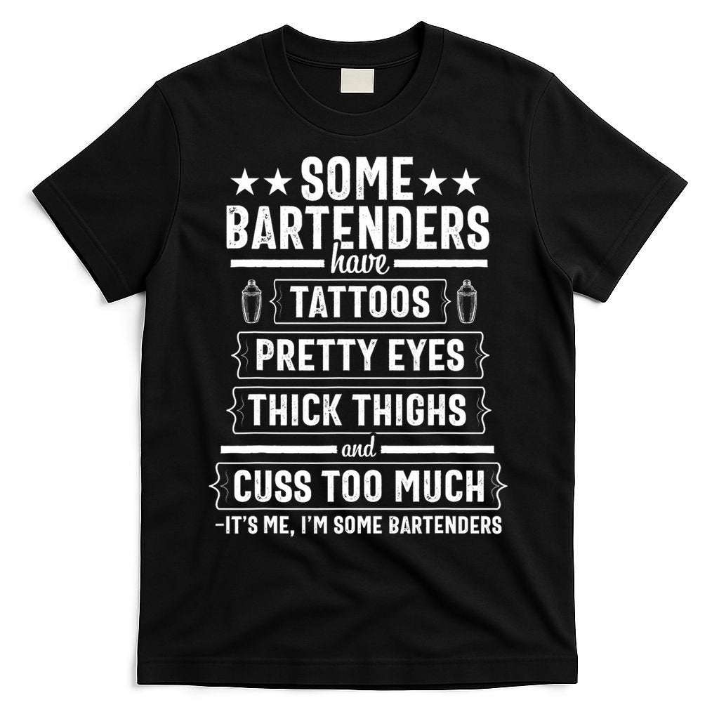 Bartender Gift Women Thighs  T-Shirt