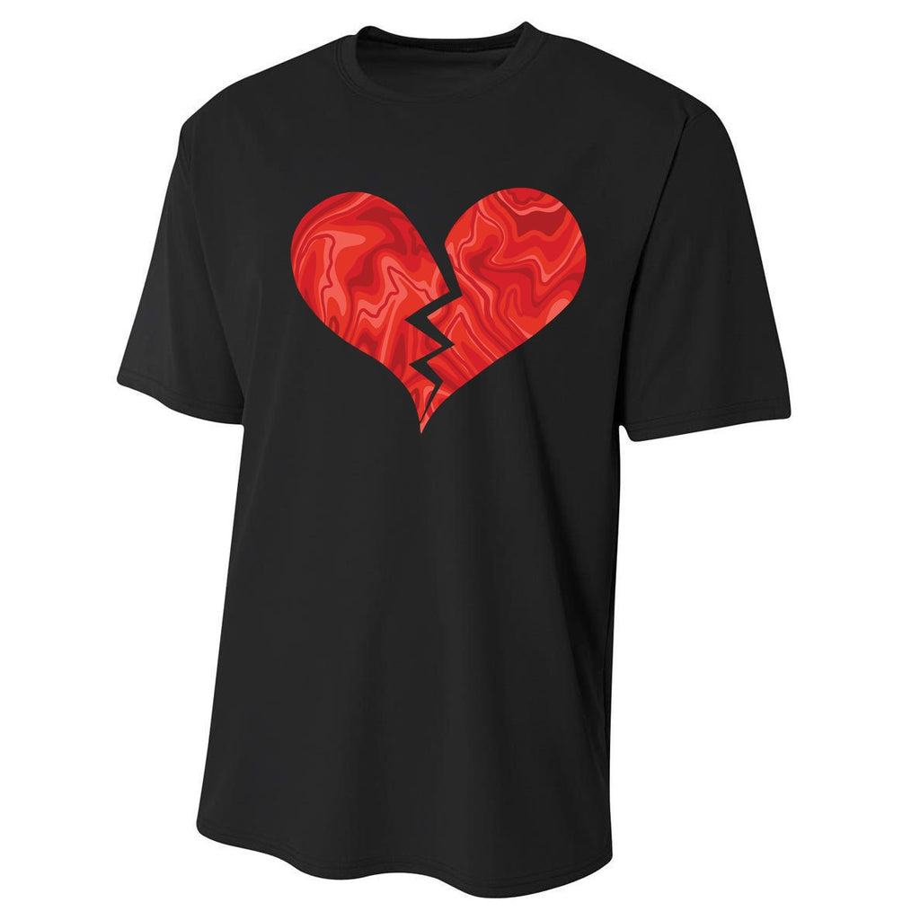 Broken Heart Anti Valentine Performance Sprint T-Shirt