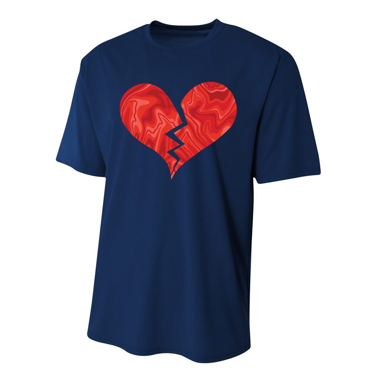 Broken Heart Anti Valentine Performance Sprint T-Shirt