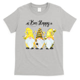 Bee Happy Bee Gnome Spring T-Shirt