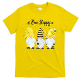 Bee Happy Bee Gnome Spring T-Shirt