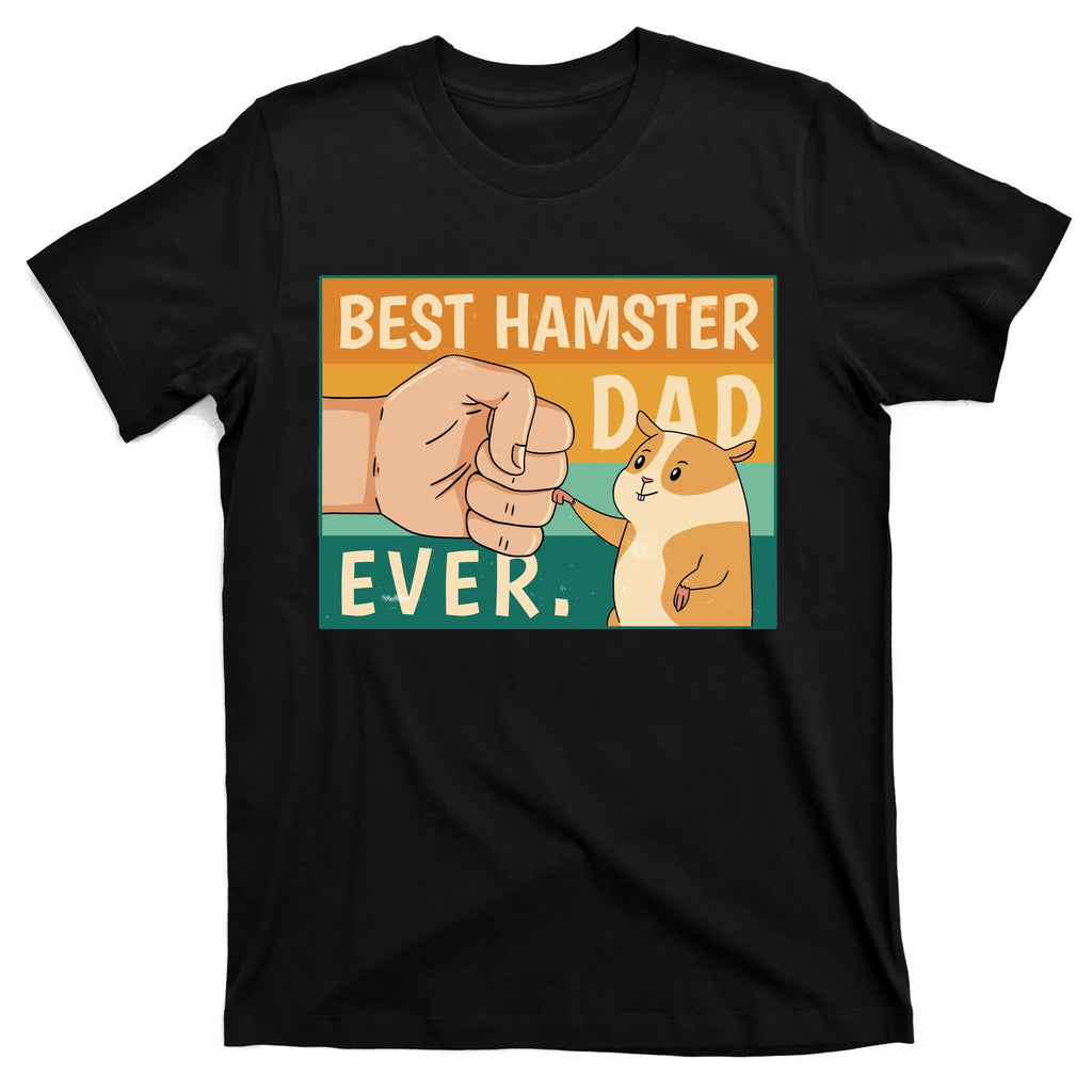 Best Hamster Dad Ever Retro T-Shirt