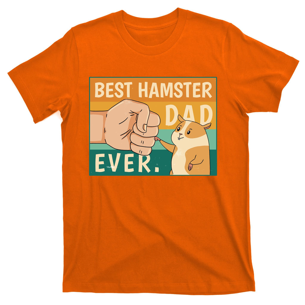 Best Hamster Dad Ever Retro T-Shirt