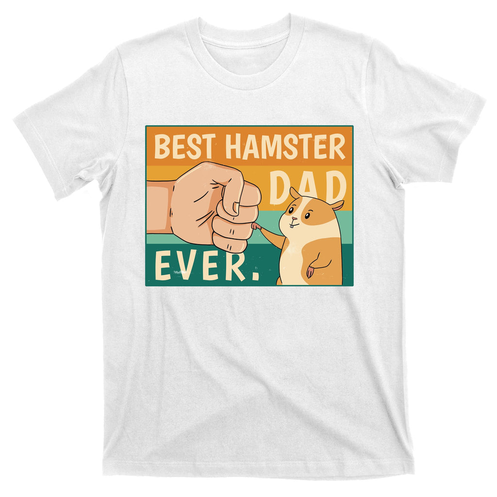 Best Hamster Dad Ever Retro T-Shirt