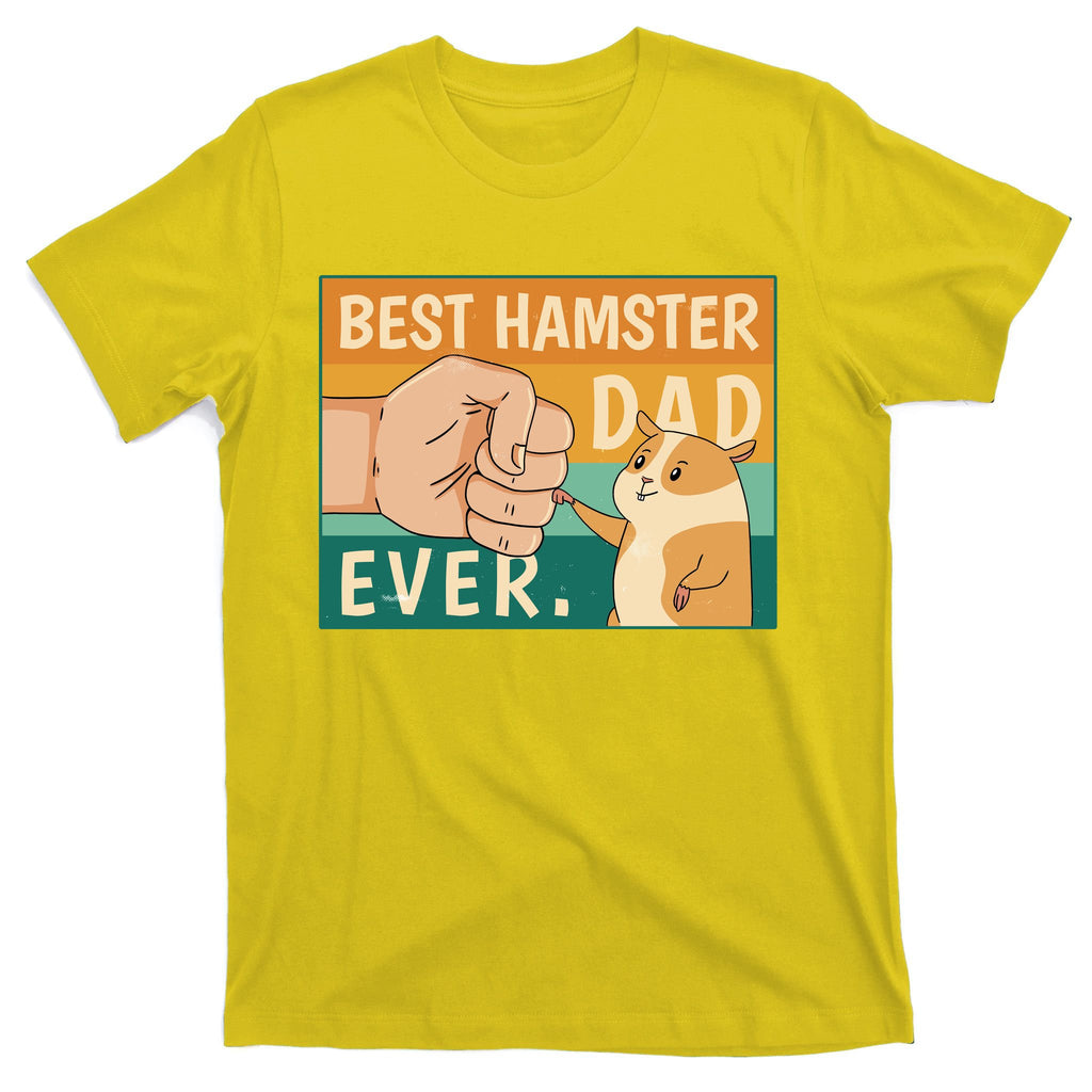 Best Hamster Dad Ever Retro T-Shirt