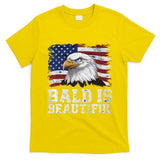 Bald Is Beautiful 4th Of July Independence Day Bald Eagle Premium T-Shirt