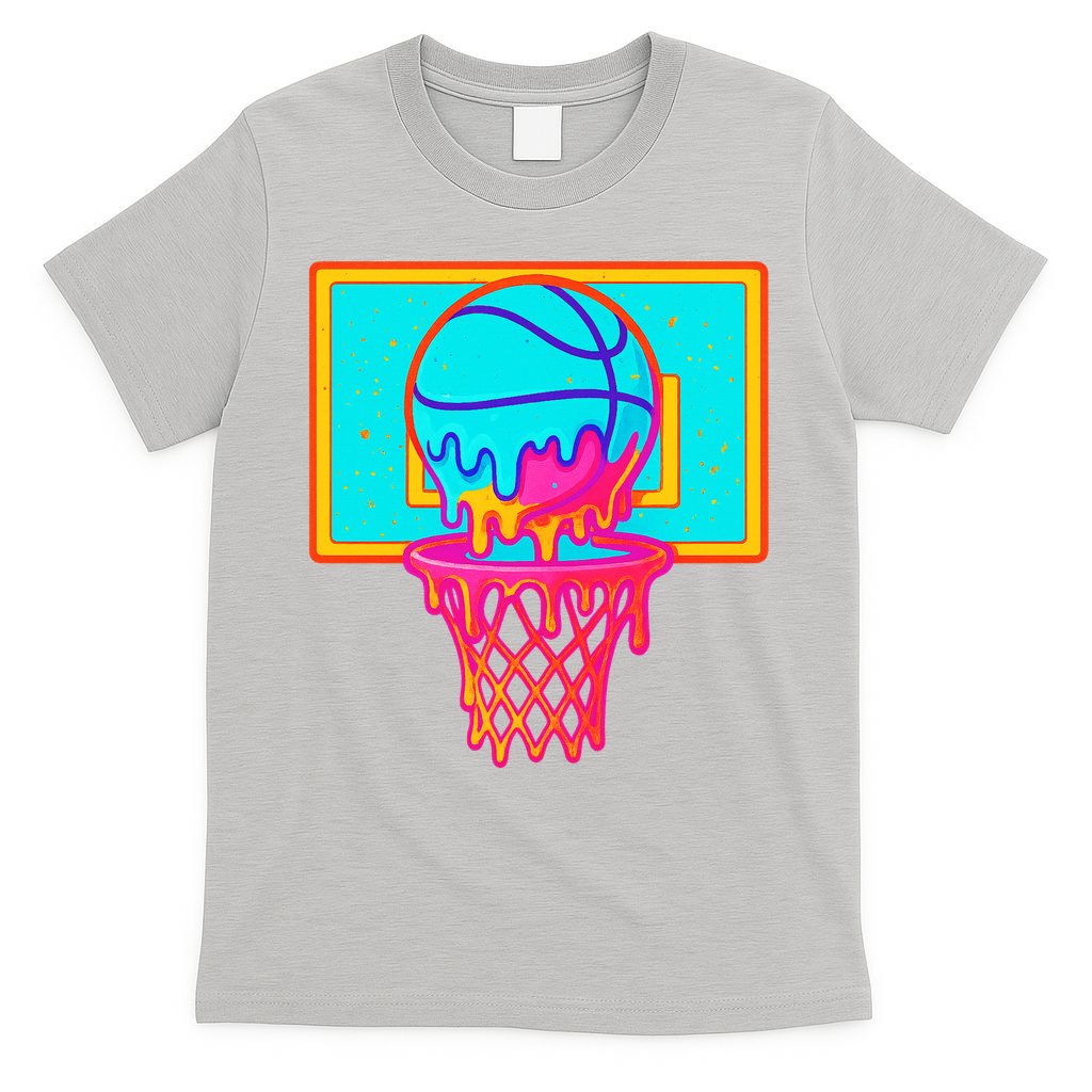 Basketball Ice Cream Drip T-Shirt