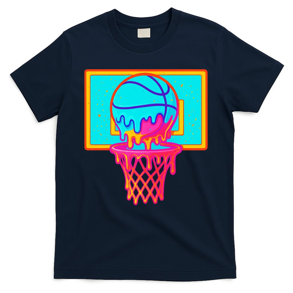 Basketball Ice Cream Drip T-Shirt