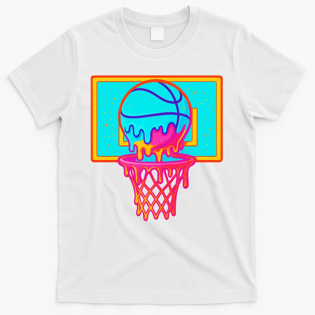Basketball Ice Cream Drip T-Shirt