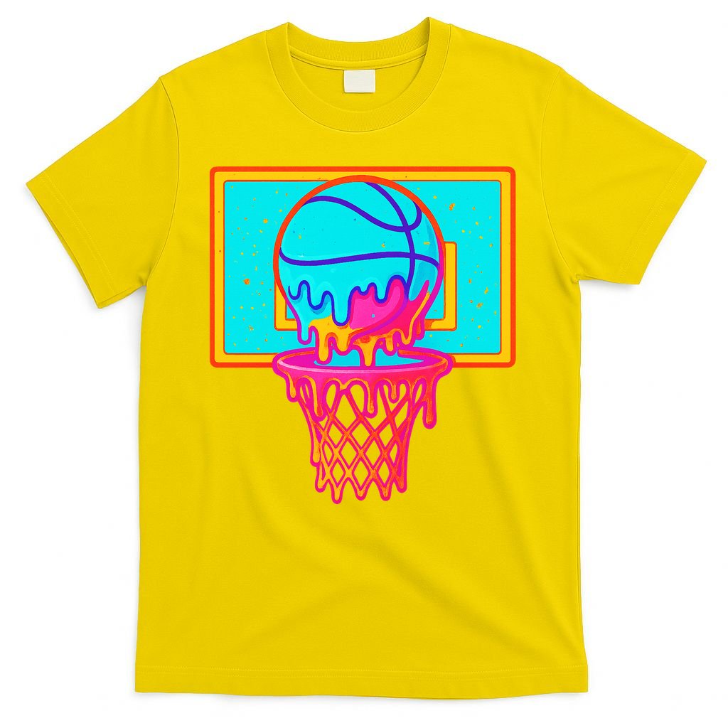 Basketball Ice Cream Drip T-Shirt