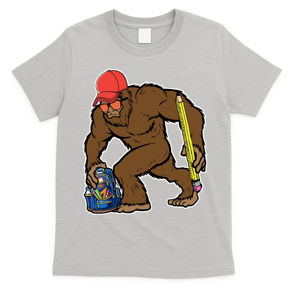 Bigfoot Funny Back To School T-Shirt