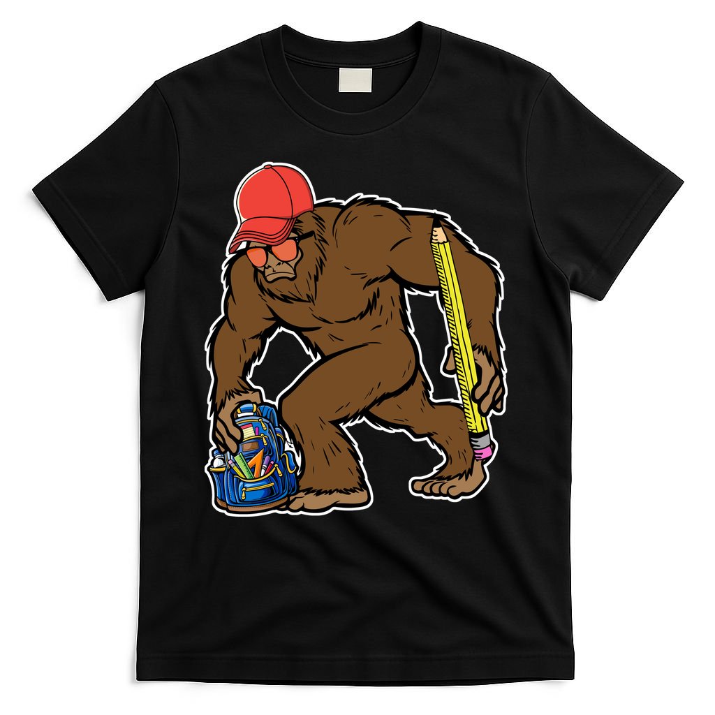 Bigfoot Funny Back To School T-Shirt