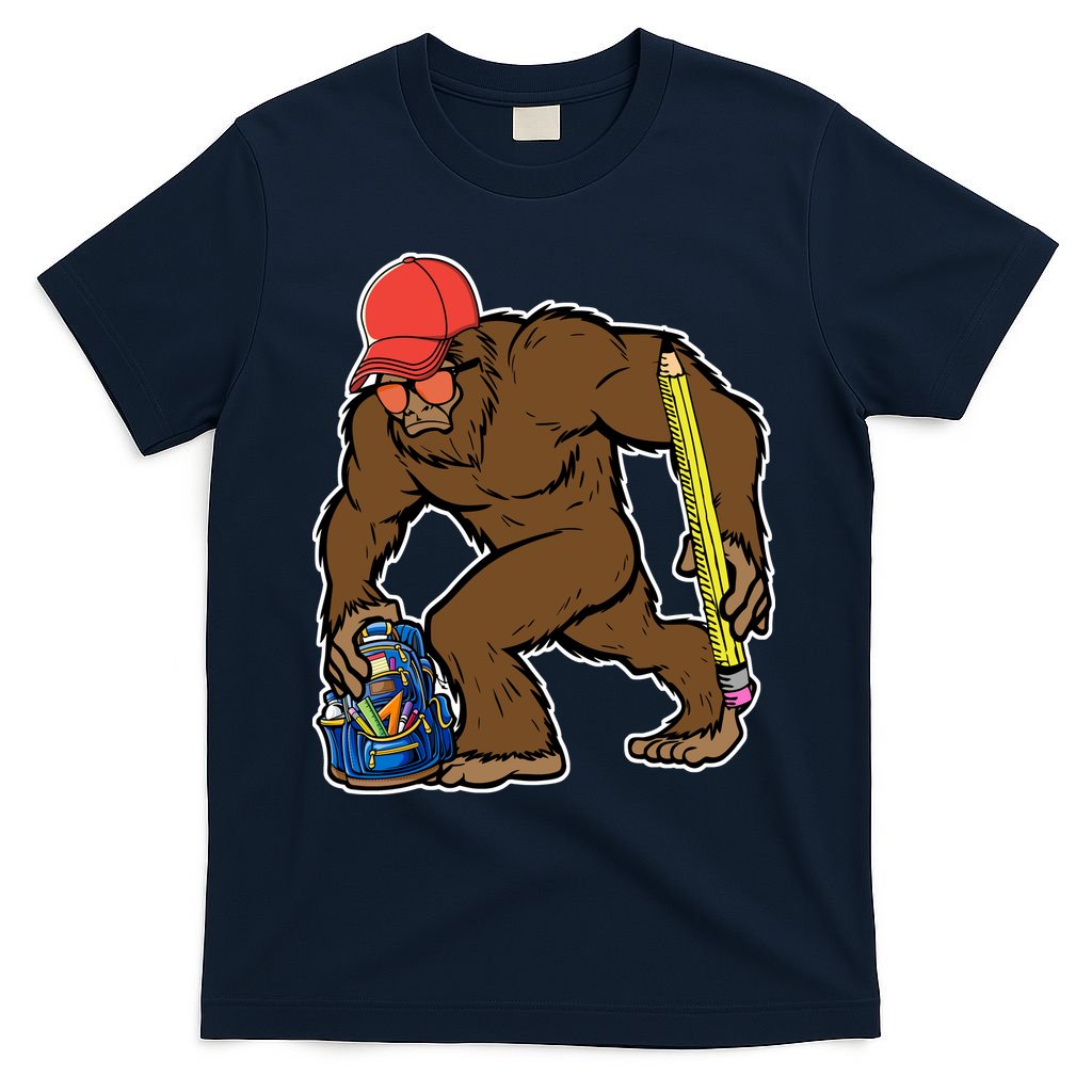 Bigfoot Funny Back To School T-Shirt