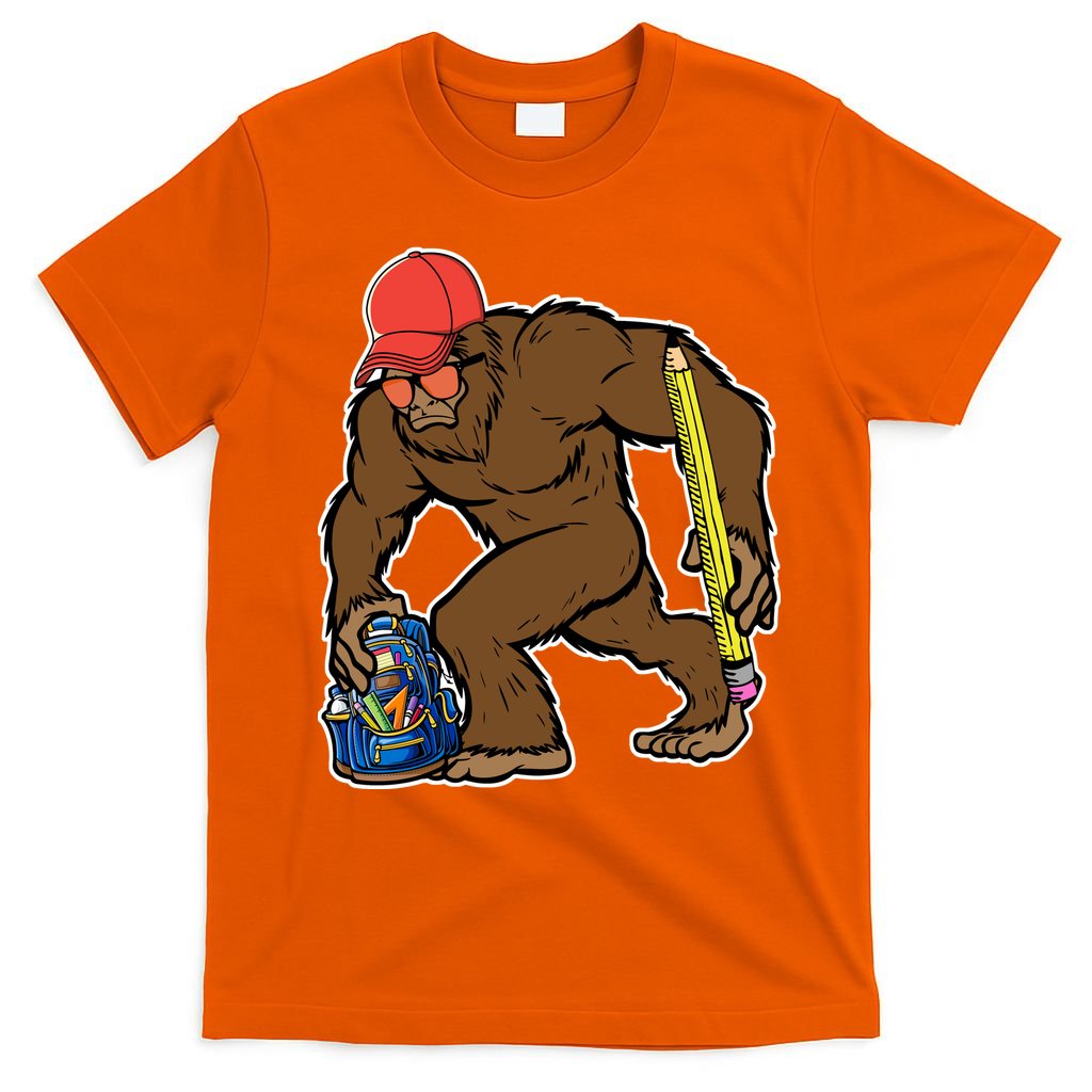 Bigfoot Funny Back To School T-Shirt