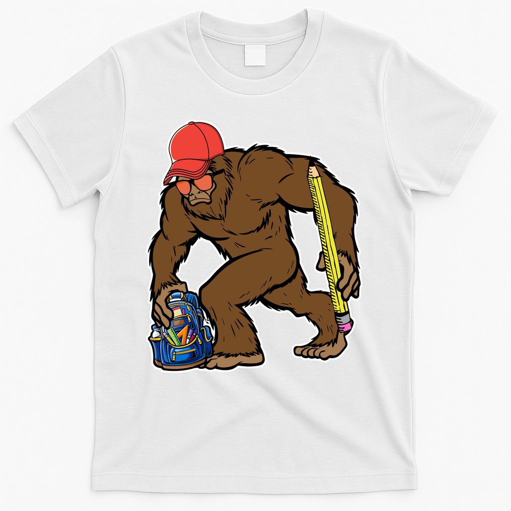 Bigfoot Funny Back To School T-Shirt