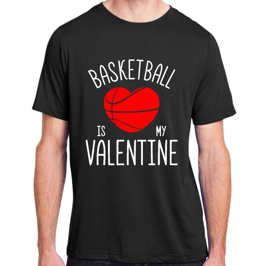 Basketball is My Valentine Adult ChromaSoft Performance T-Shirt