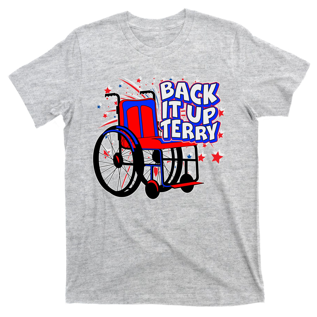 Back It Up Terry Fireworks Wheelchair T-Shirt