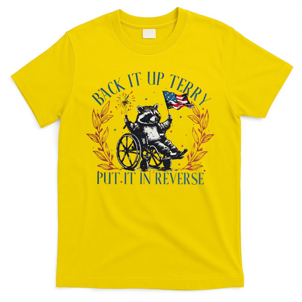 Back It Up Terry Retro 4th Of July T-Shirt