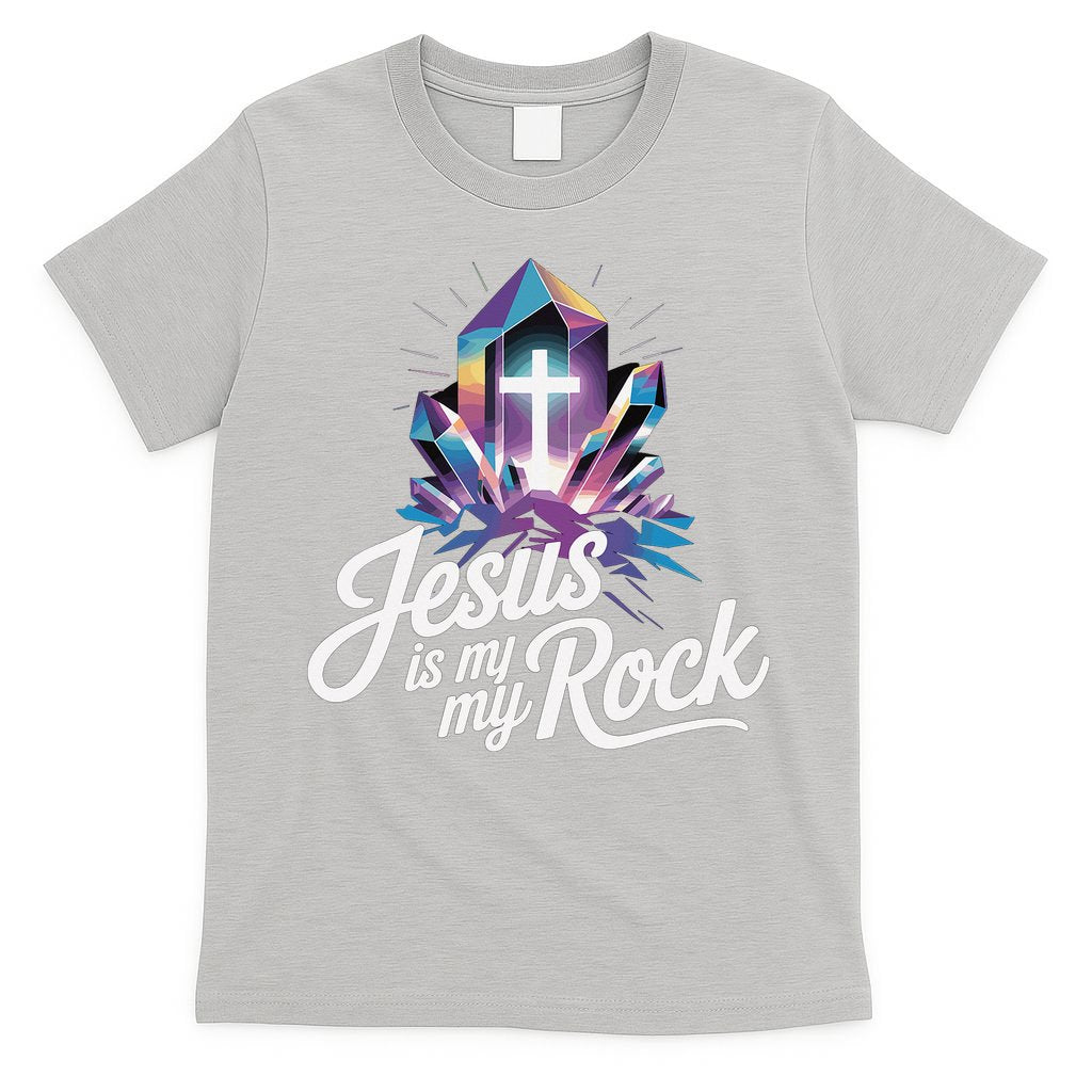 Biblical Jesus Is My Rock Christian T-Shirt