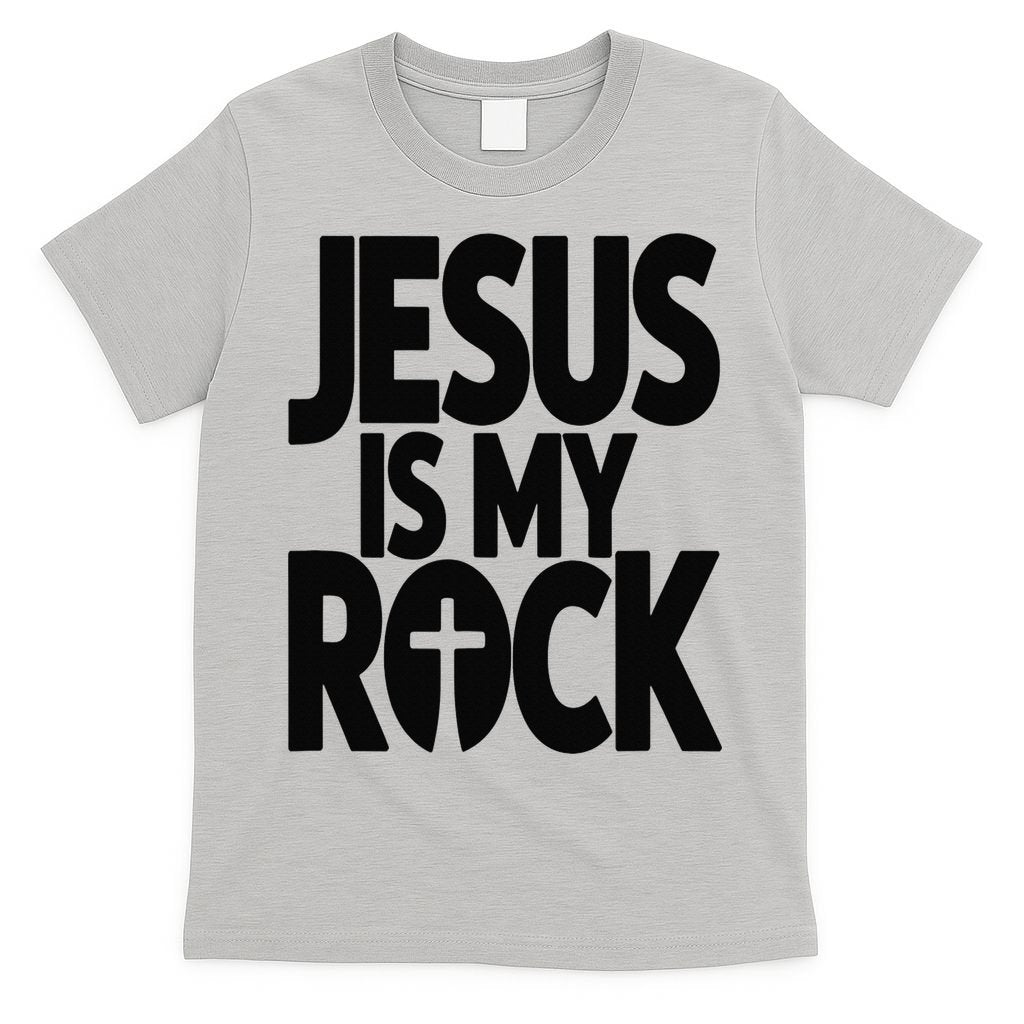 Biblical Jesus Is My Rock Christian T-Shirt