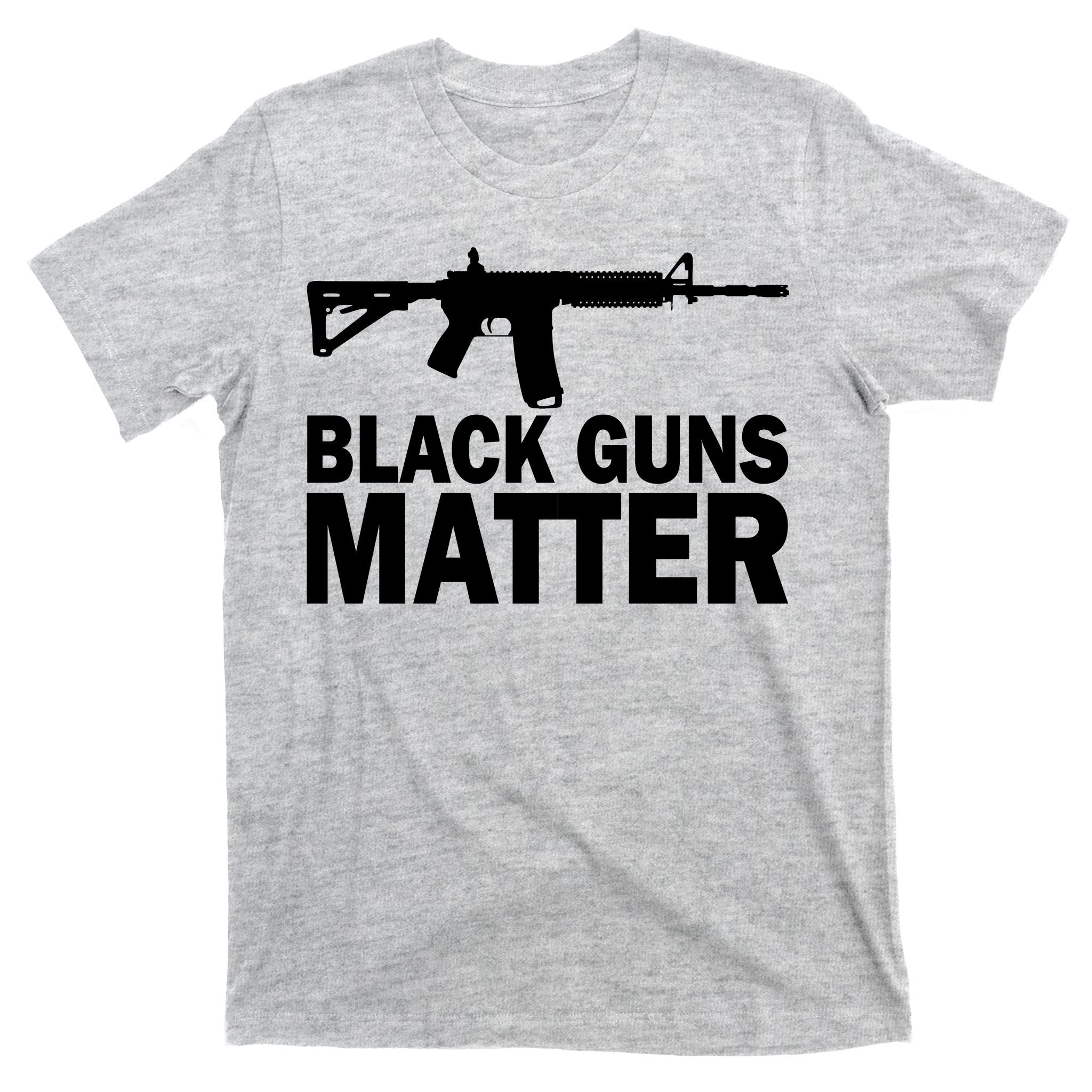 Black Guns Matter AR-15  T-Shirt