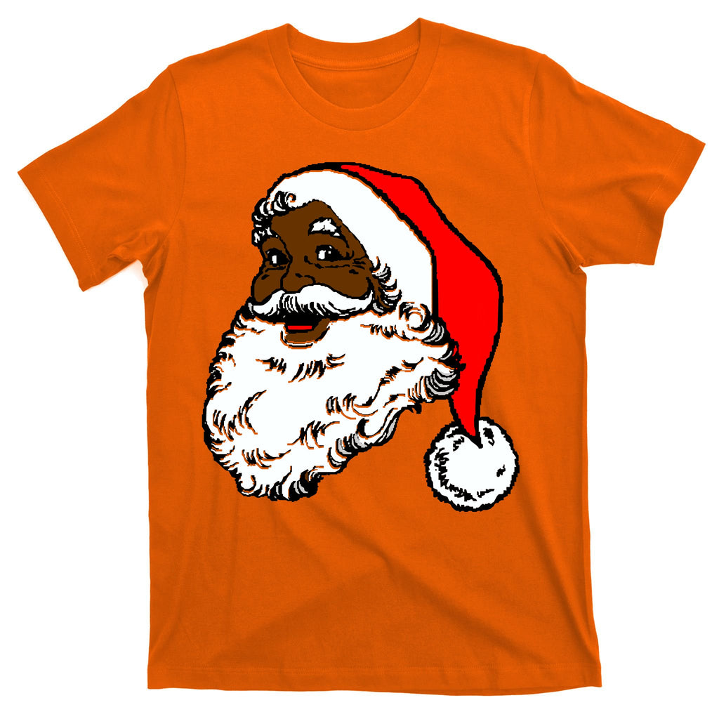 Black Santa Claus Christmas T-Shirt
