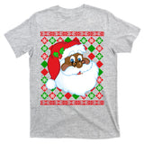 Black Santa Claus Ugly Christmas Sweater T-Shirt