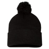 Football Taco Lover Pom Pom 12in Knit Beanie