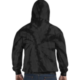 Game Day American Flag Football Lover Tie Dye Hoodie