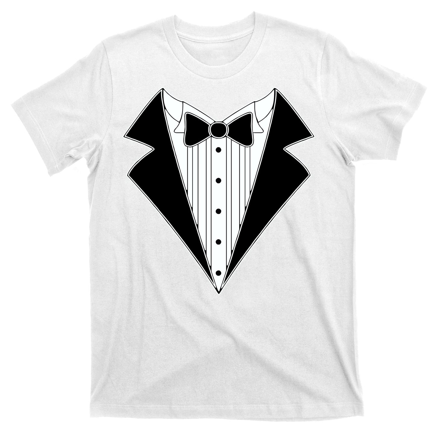 Black Tux Tuxedo T-Shirt