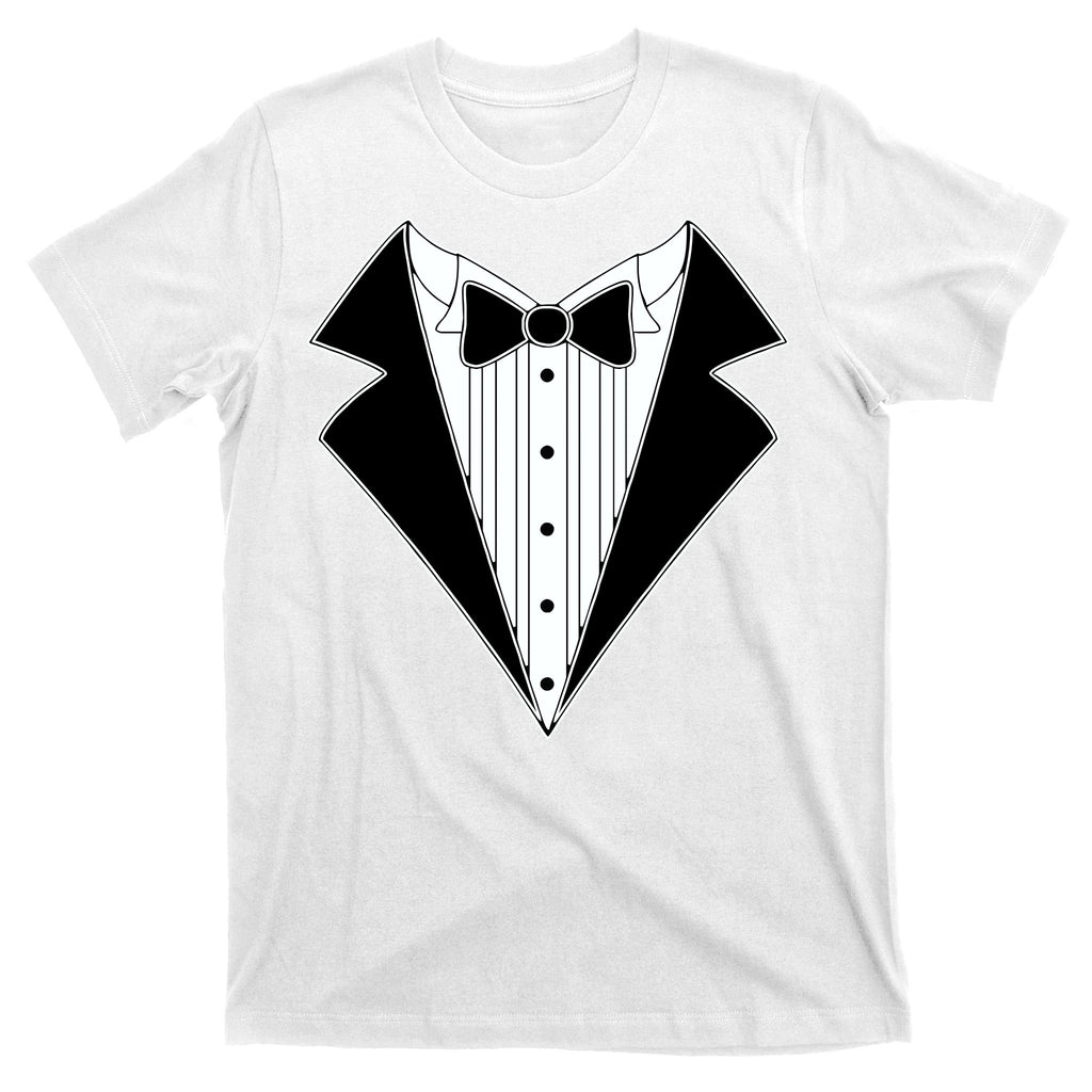 Black Tux Tuxedo T-Shirt