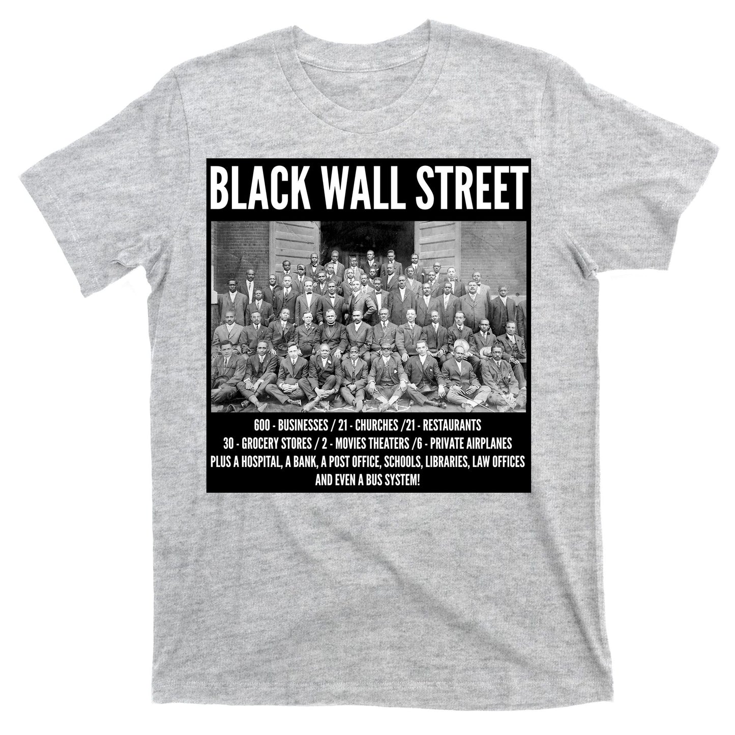 Black Wall Street Black History T-Shirt