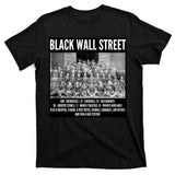 Black Wall Street Black History T-Shirt