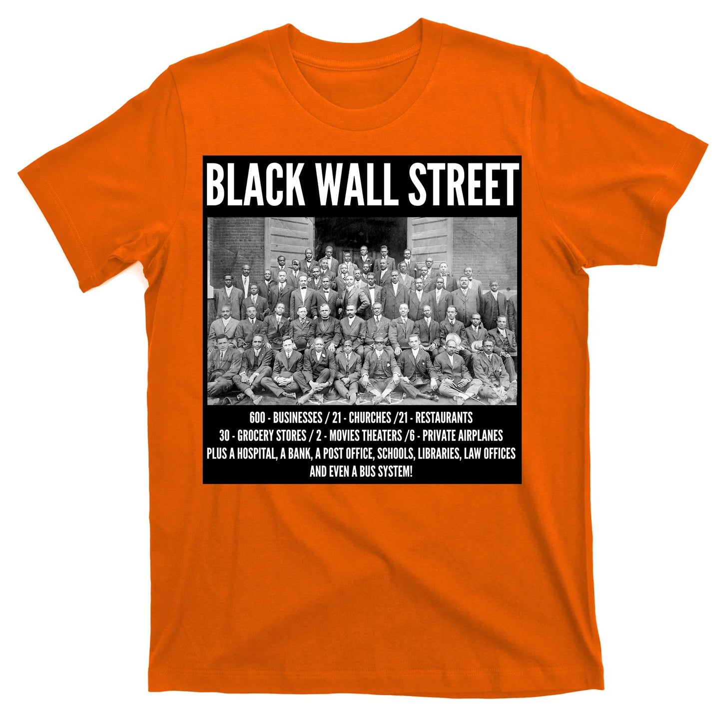 Black Wall Street Black History T-Shirt